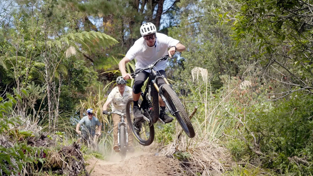 velduro rogue emtb riding in new zealand