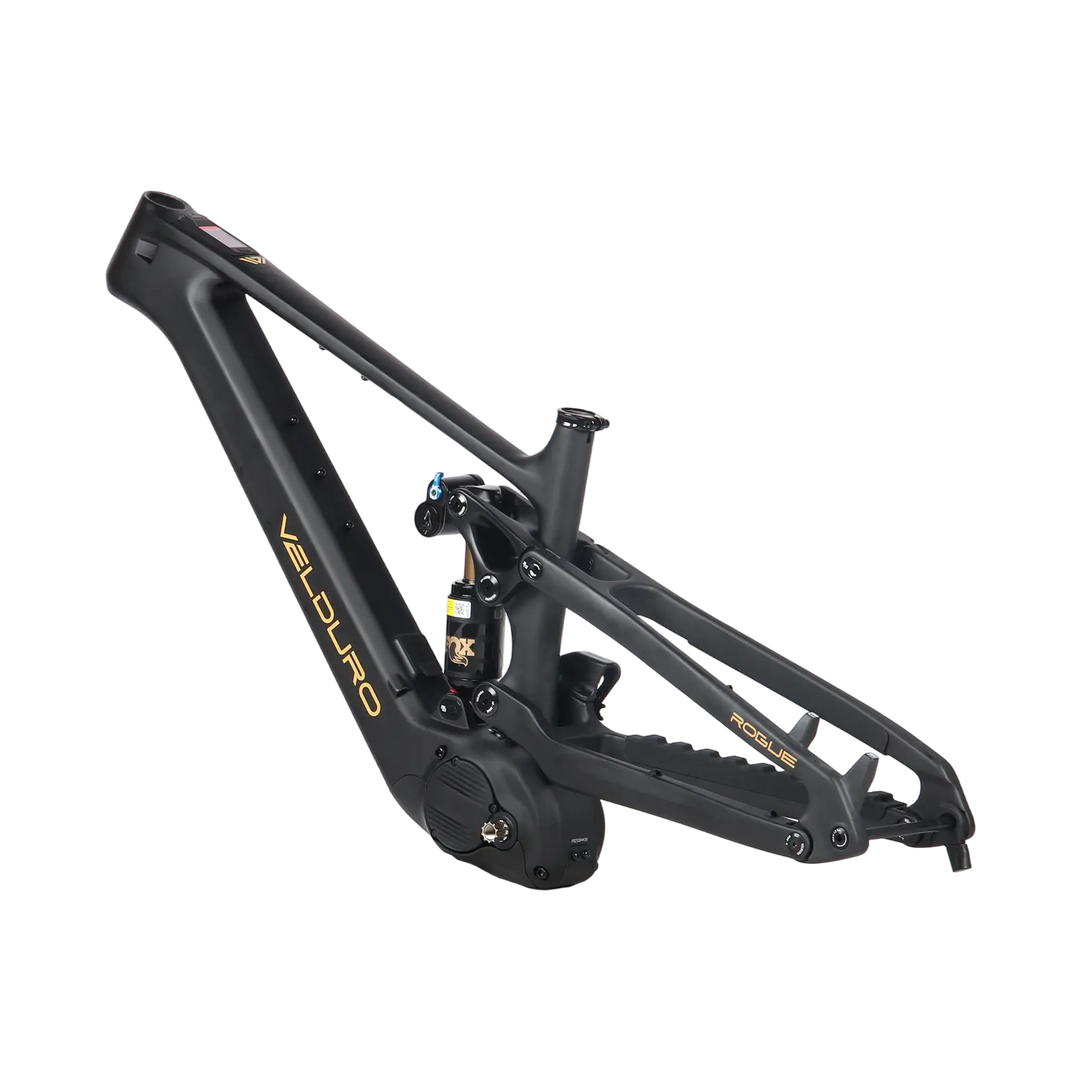 Velduro Rogue Frame, a mid-pivot, i-track patented, UDH compatible,full carbon e-MTB Frame